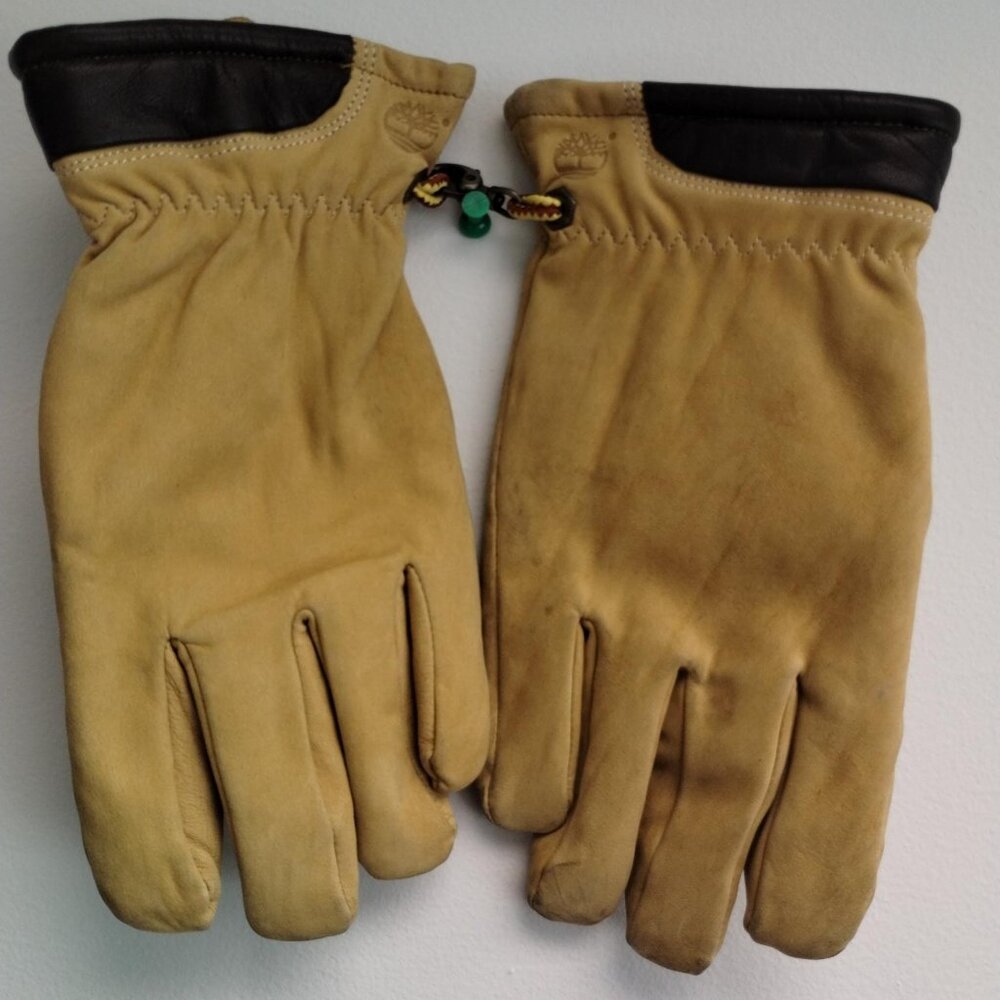 Timberland - Nubuck Leather Gloves -  Men Size: Large